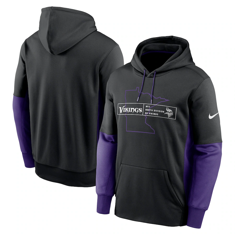 Men 2023 NFL Minnesota Vikings black Sweater->minnesota vikings->NFL Jersey